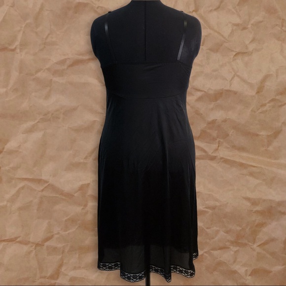 Vintage Vanity Fair Black Slip Mini Dress - Picture 15 of 16